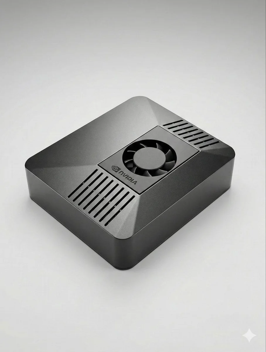 ClawBox AI on a developer's desk running private AI locally — no cloud, no subscriptions